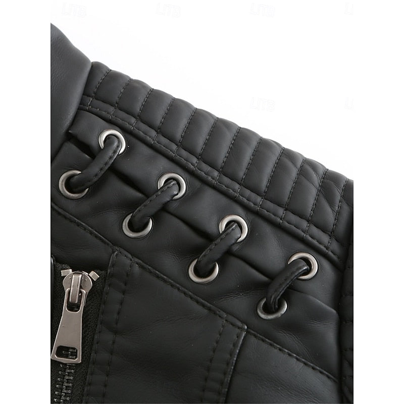 Sleek Biker Jacket for Women
