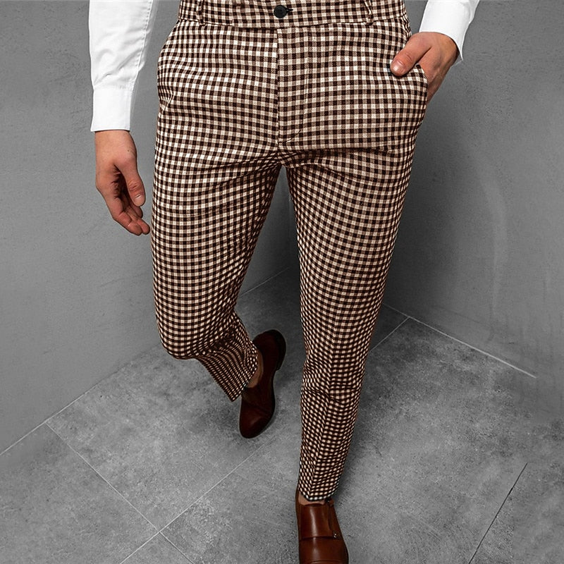 Check Trousers, Men's Tailored Fit