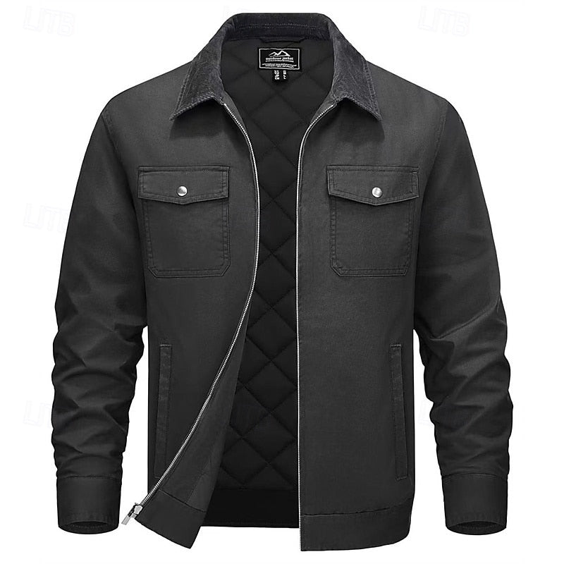 Utility Jacket for Men, Rugged Style