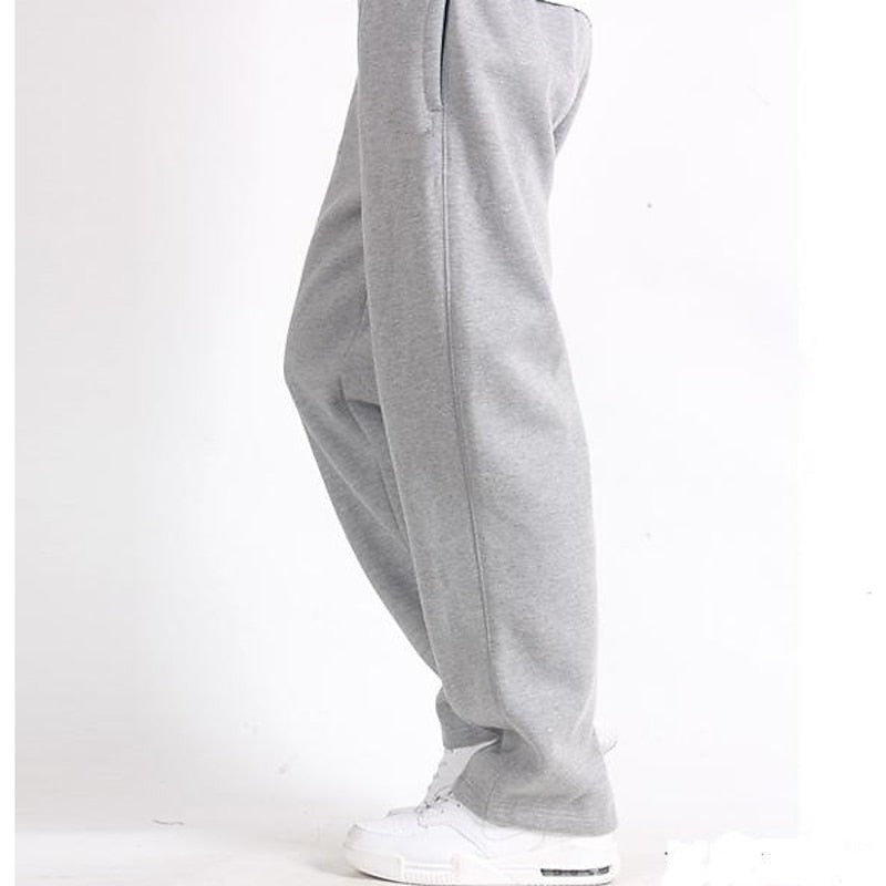 Relaxed Straight-Leg Joggers for Men, Plus Size