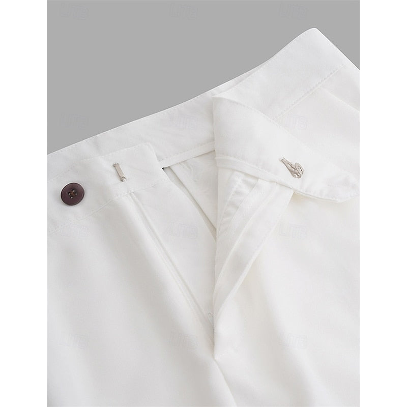 Pleated Trousers for Men, Tailored Style