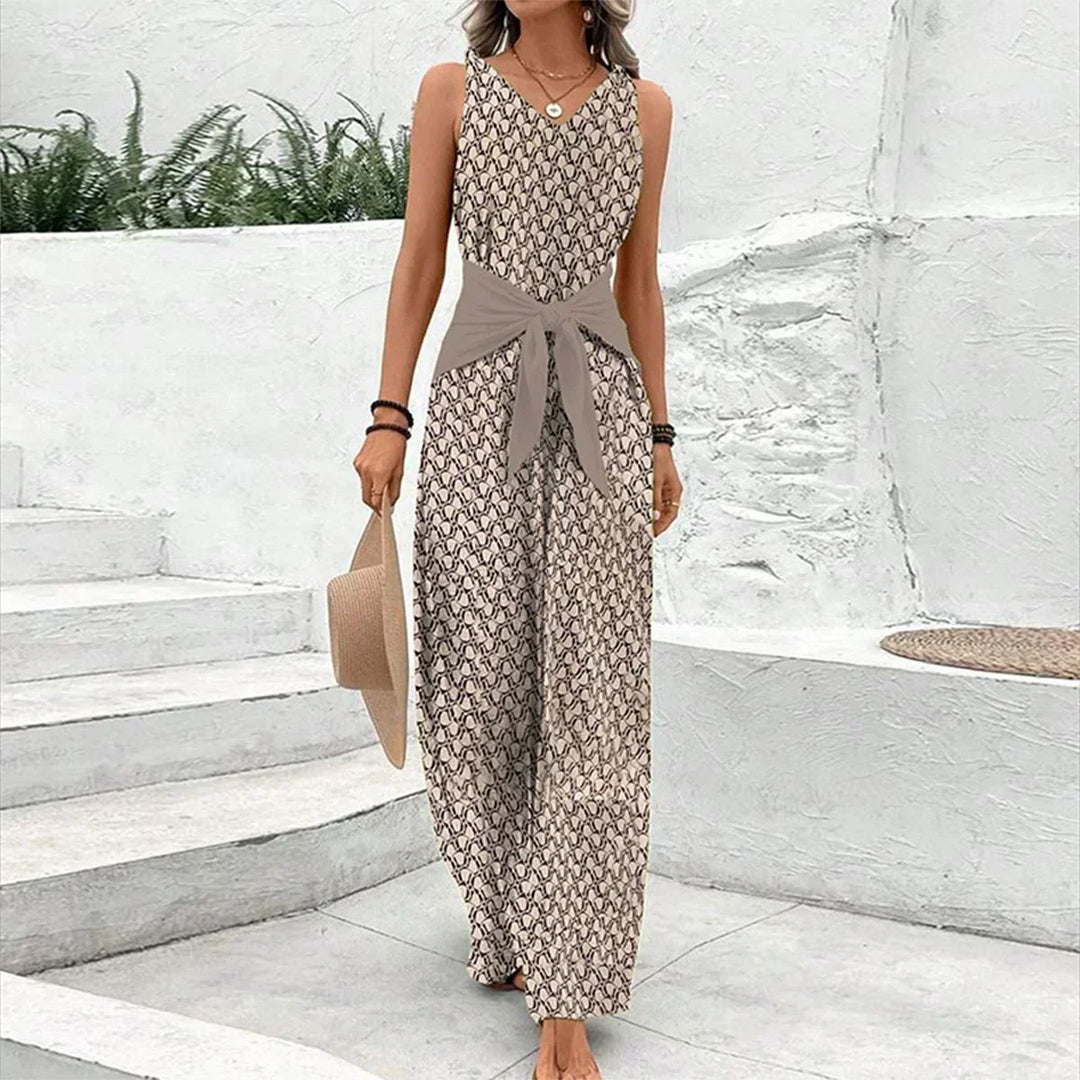Sleeveless Jumpsuit, Women's Effortless Fit