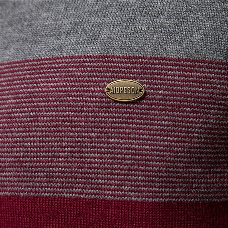 Quarter-Zip Knit Sweater for Men