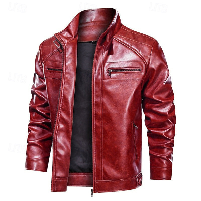 Biker Jacket, Men's Classic Fit