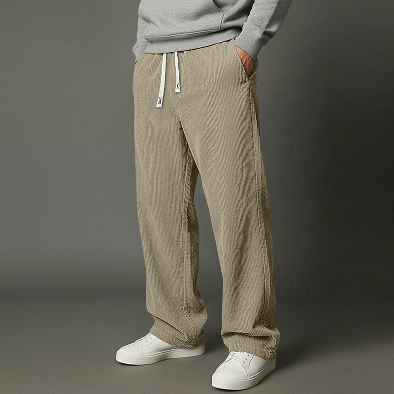 Relaxed Drawstring Pants for Men