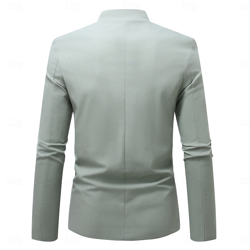 Mandarin-Collar Jacket for Men