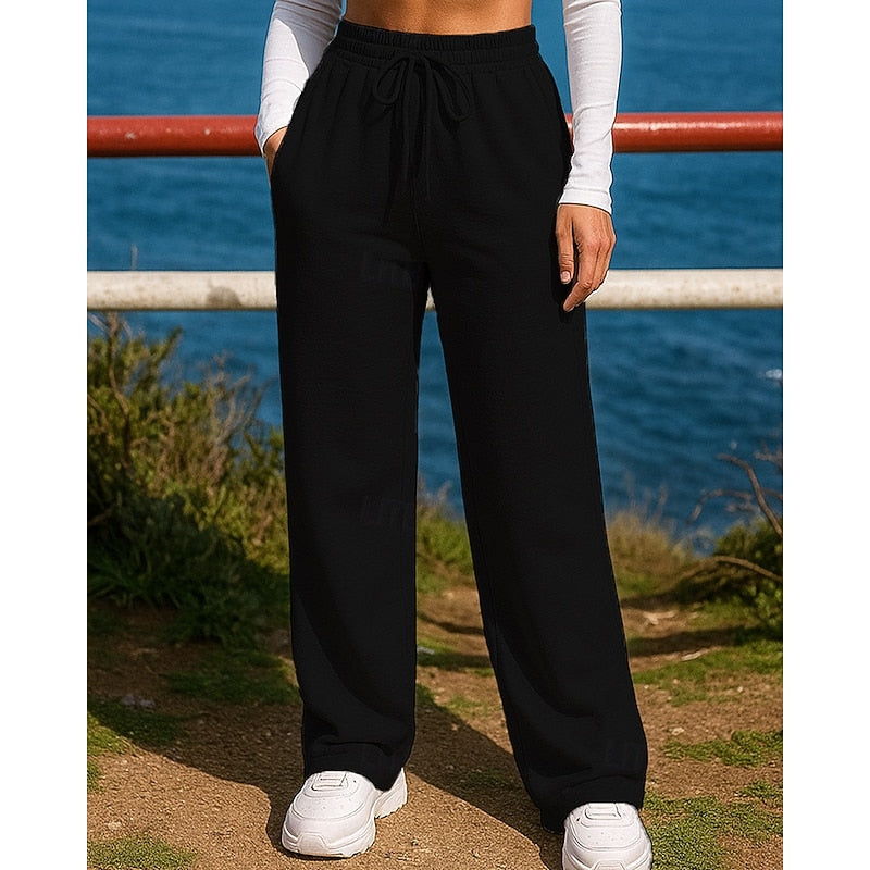 Relaxed Wide-Leg Lounge Pants for Women