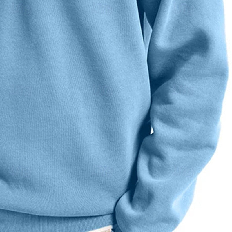 Quarter-Zip Sweatshirt for Men, Plus Size