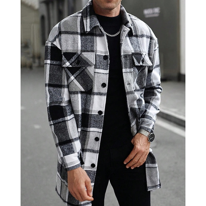 Plaid Overshirt for Men