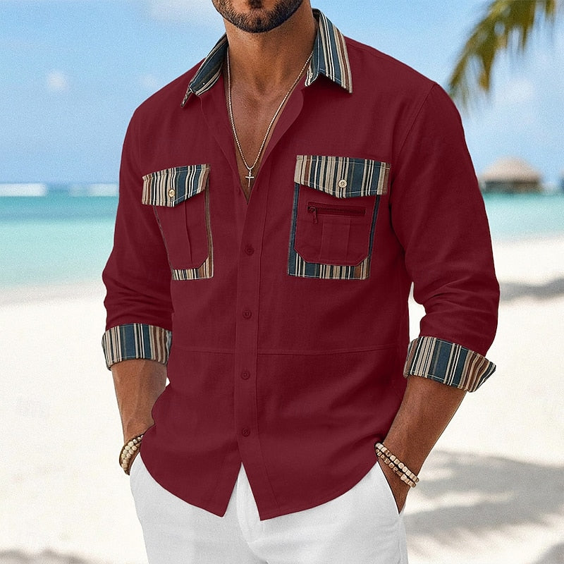 Long-Sleeve Utility Shirt for Men