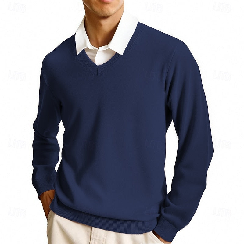 V-Neck Sweater, Men's Classic Fit