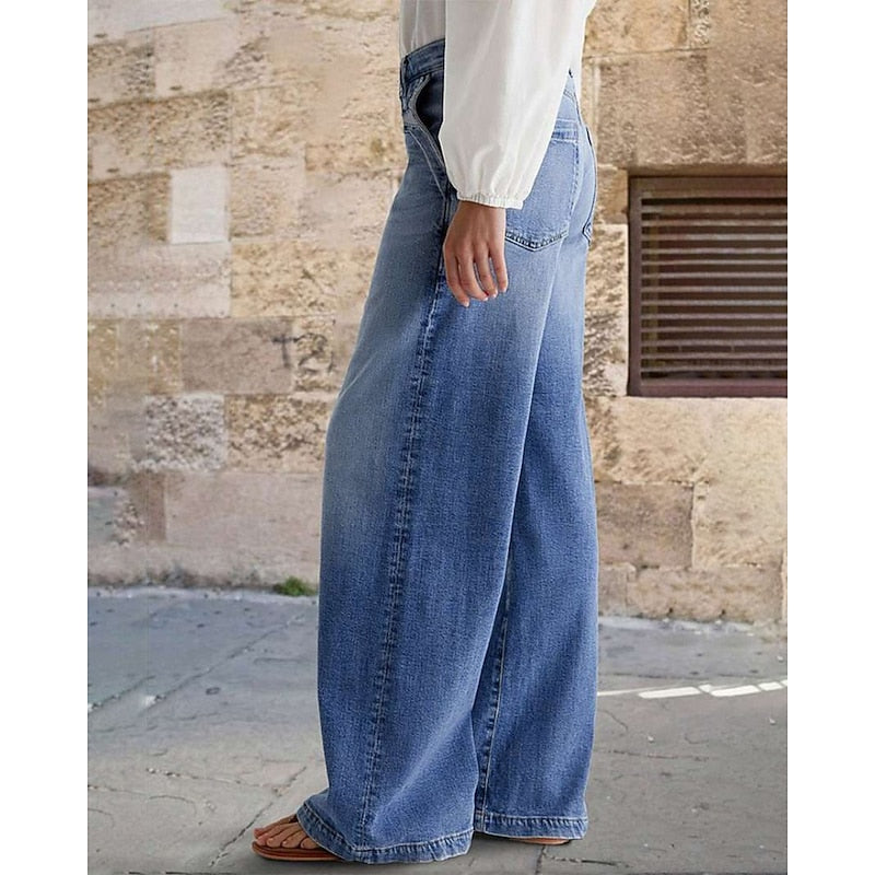 Wide-Leg Jeans, Women's Relaxed Fit