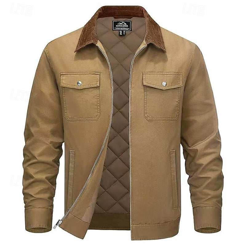 Utility Jacket for Men, Rugged Style