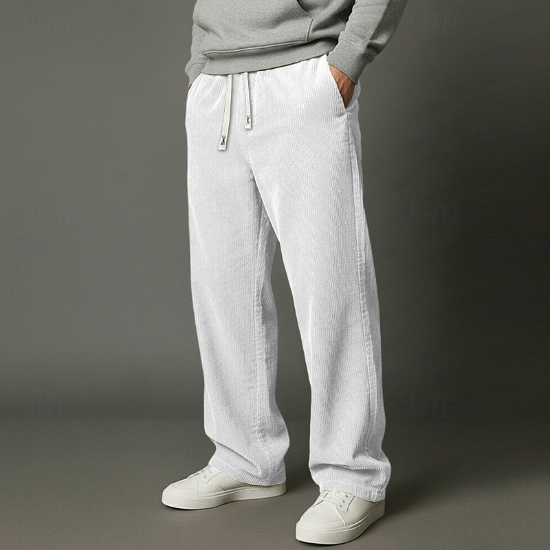 Relaxed Drawstring Pants for Men