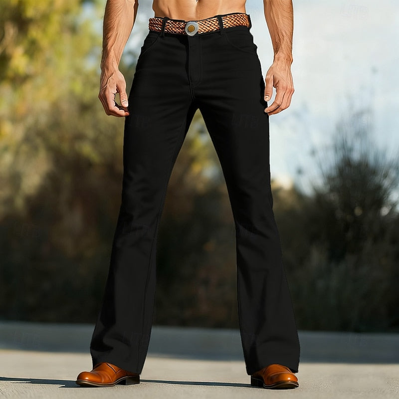 Retro Flared Trousers for Men