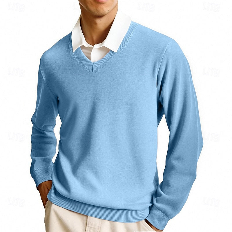 V-Neck Sweater, Men's Classic Fit