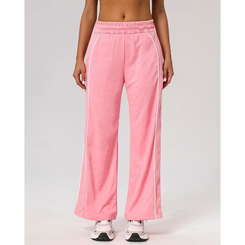 Side-Stripe Joggers, Women's Relaxed Fit