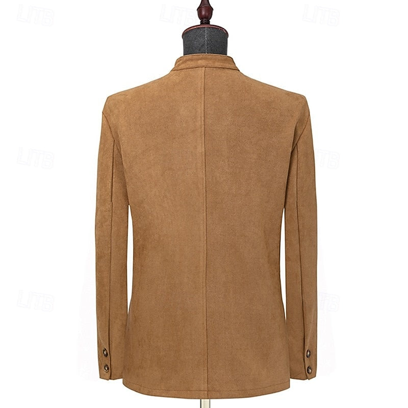 Soft Stand-Collar Jacket for Men