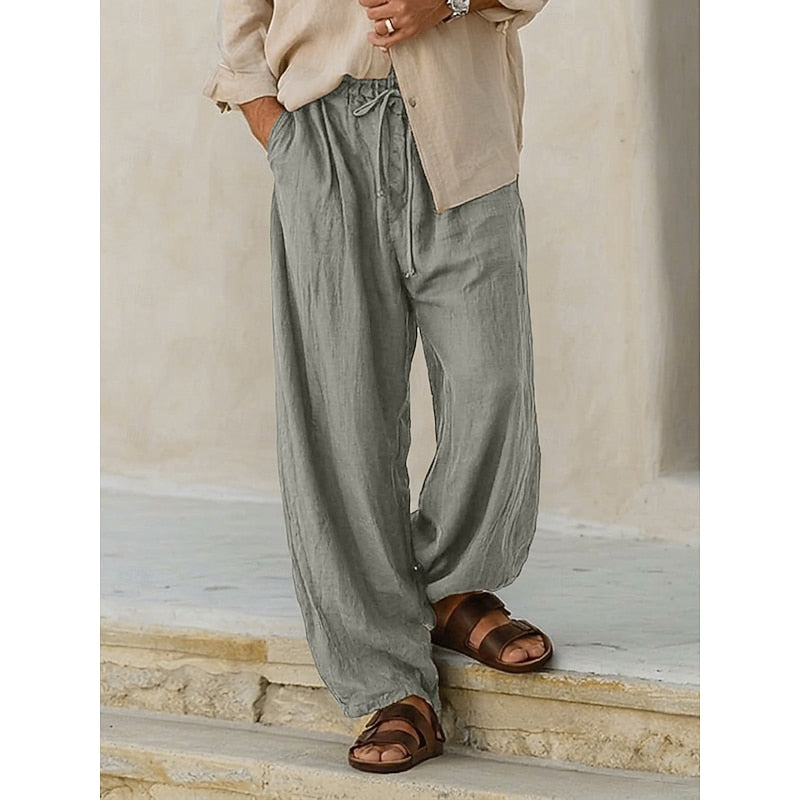 Drawstring Pants for Men, Relaxed Style