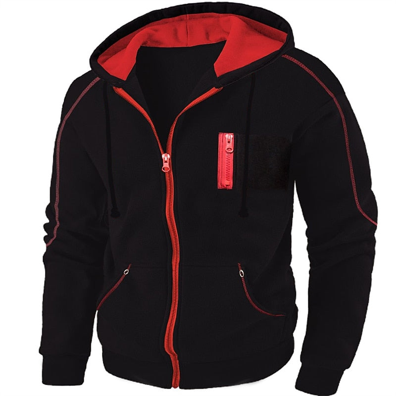 Full-Zip Hooded Jacket for Men
