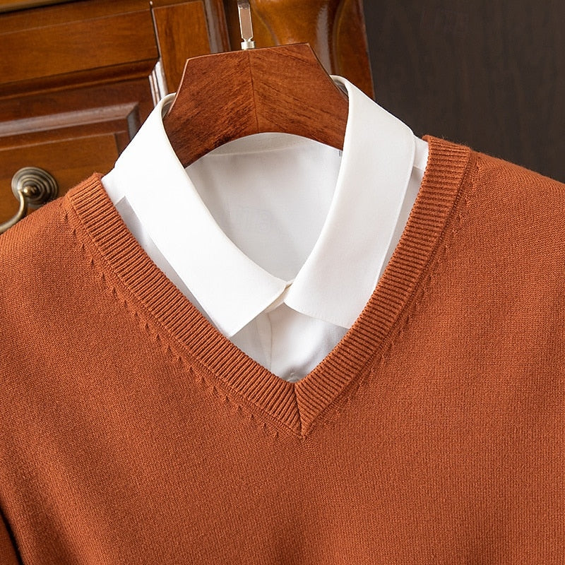 V-Neck Sweater, Men's Classic Fit