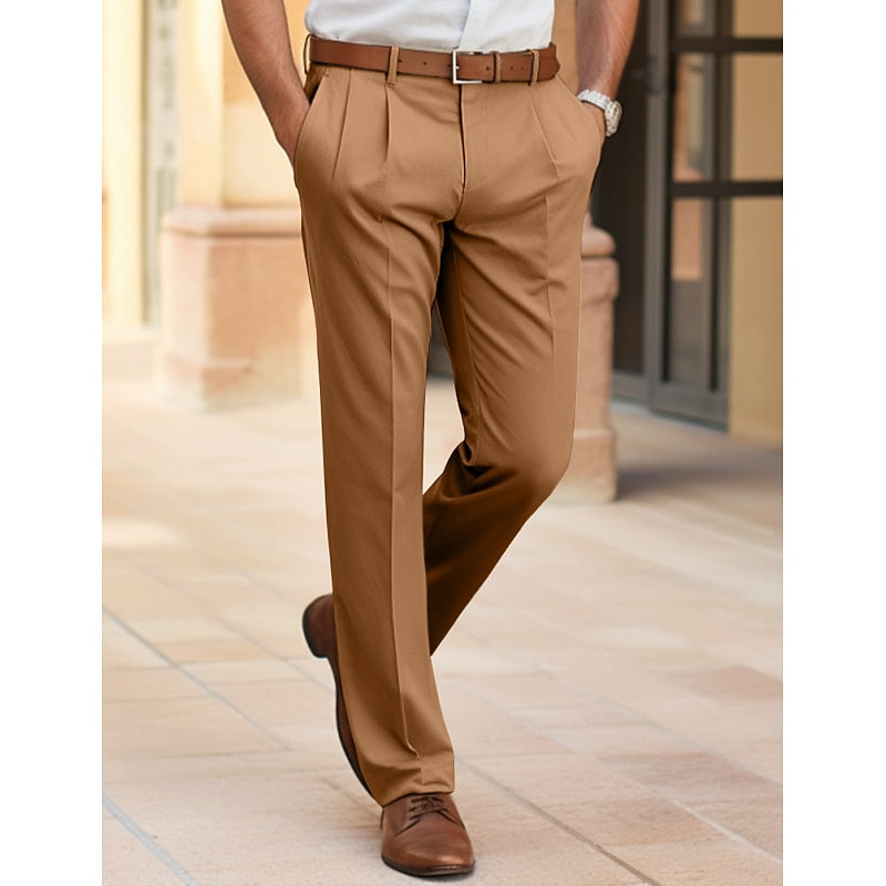 Straight-Leg Trousers, Men's Tailored Fit