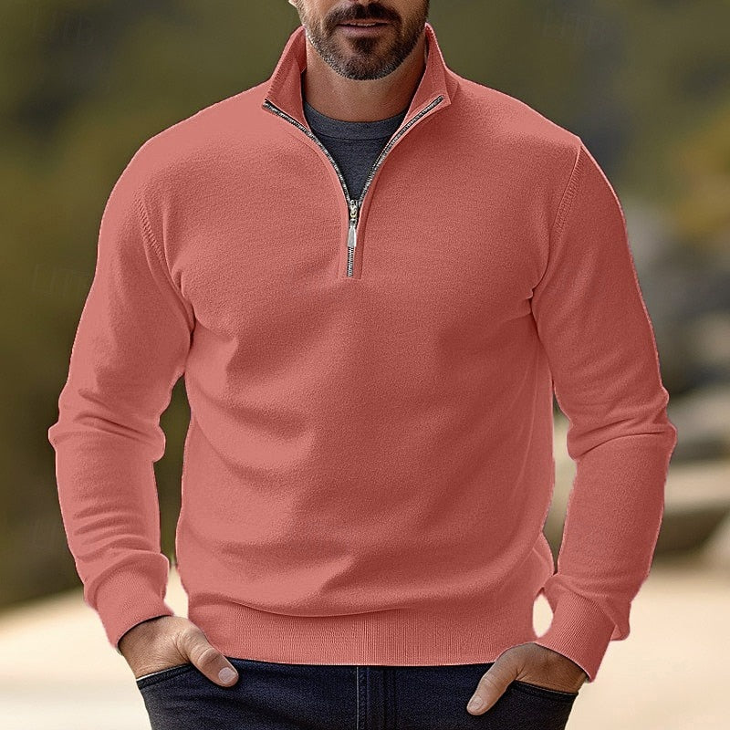 Half-Zip Pullover, Men's Refined Fit