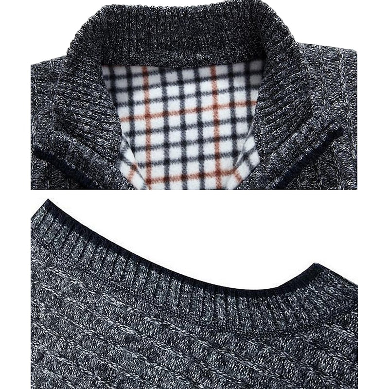 Stand-Collar Zip Vest for Men, Cozy Style