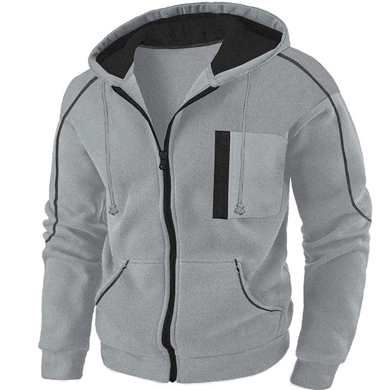 Full-Zip Hooded Jacket for Men