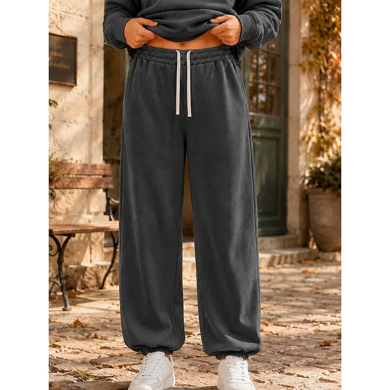 Wide-Leg Joggers for Women, Relaxed Style
