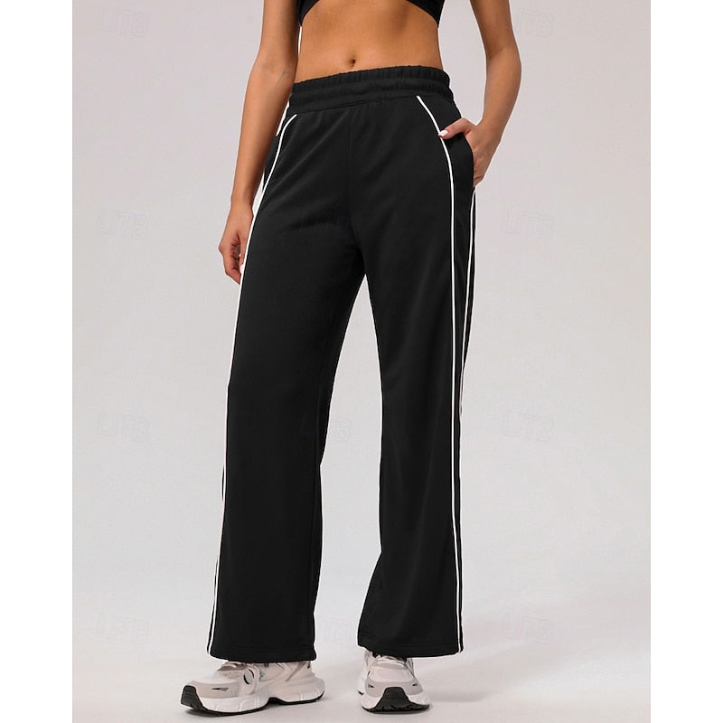 Side-Stripe Joggers, Women's Relaxed Fit