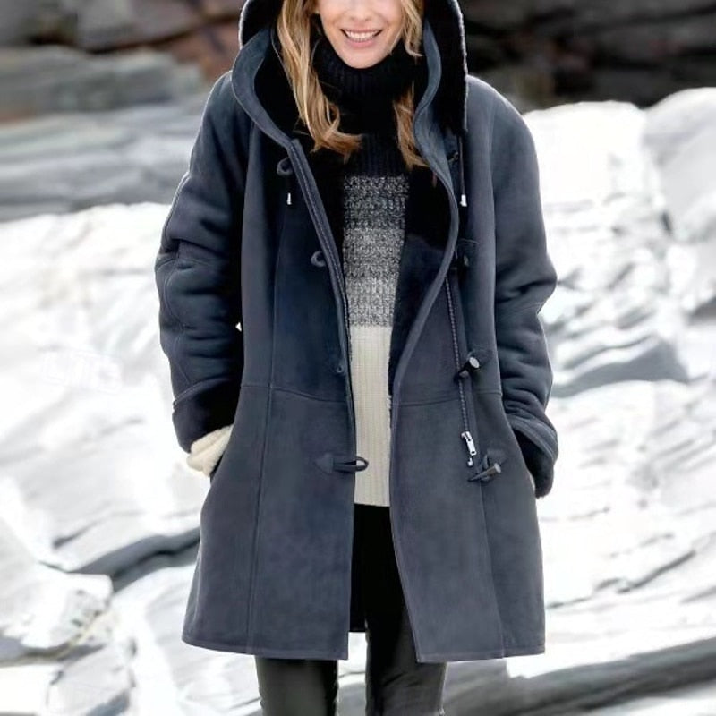 Hooded Winter Coat for Women, Cozy Style