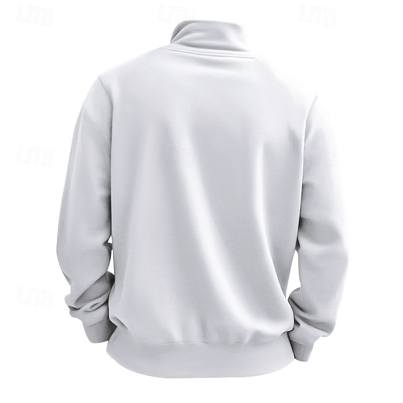 Quarter-Zip Sweatshirt, Men's Refined Fit