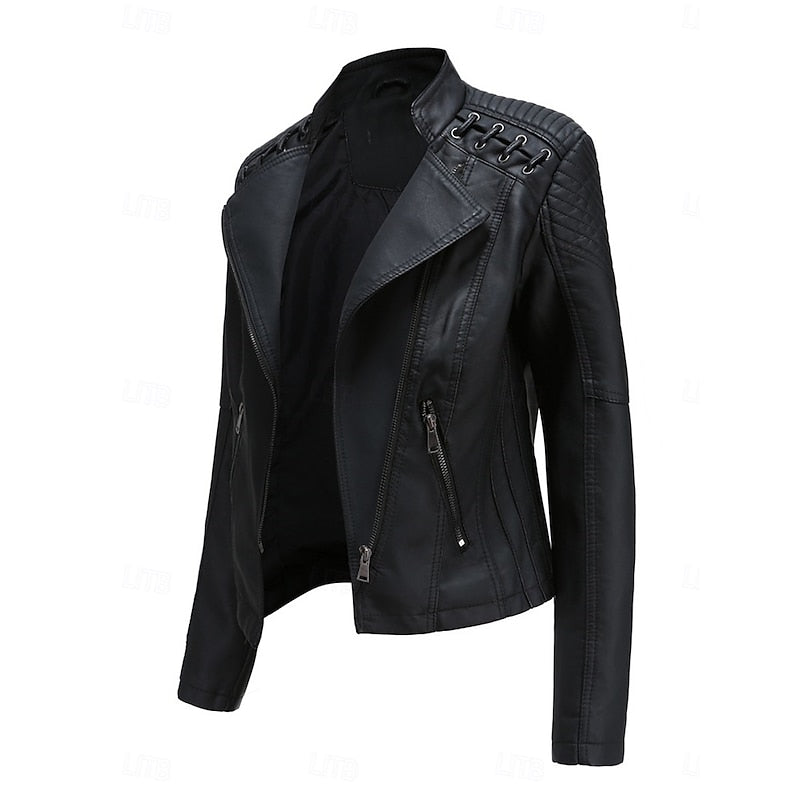 Sleek Biker Jacket for Women