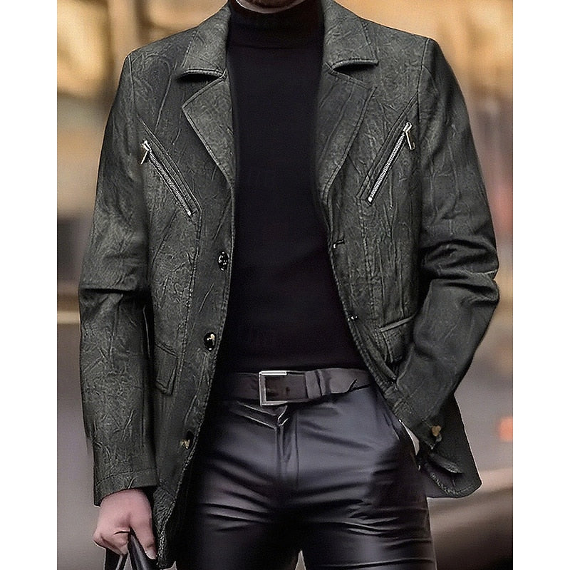 Tailored Lapel Jacket for Men