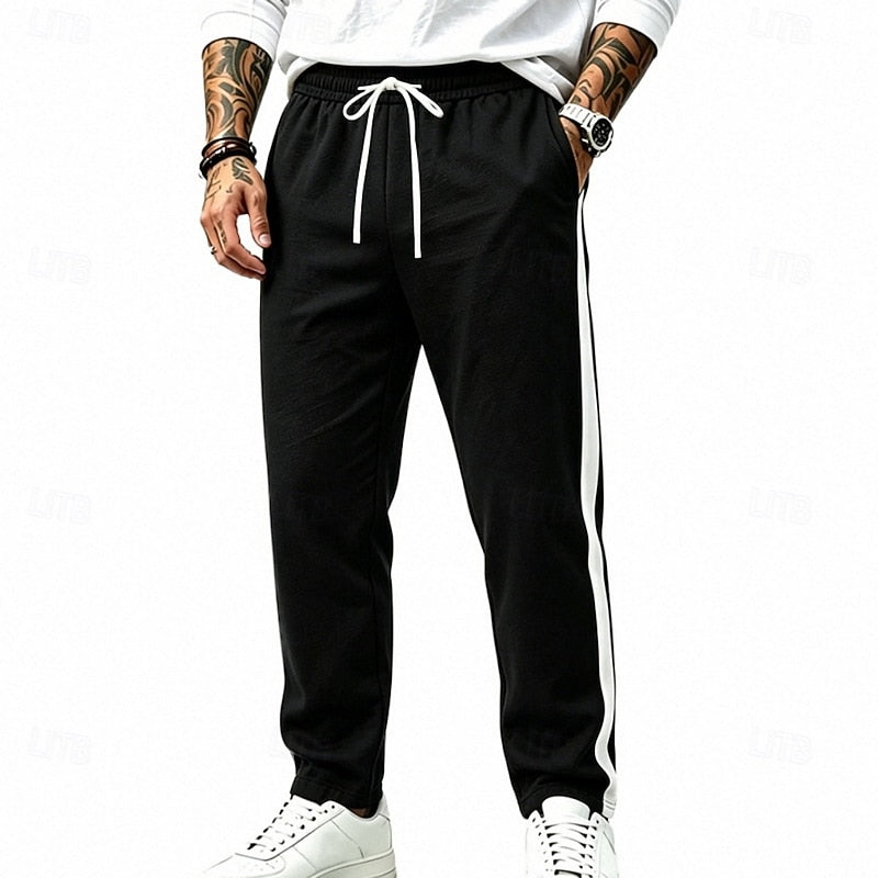Men's Relaxed Side-Stripe Sweatpants