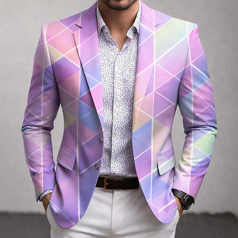 Geometric Blazer, Men's Modern Fit