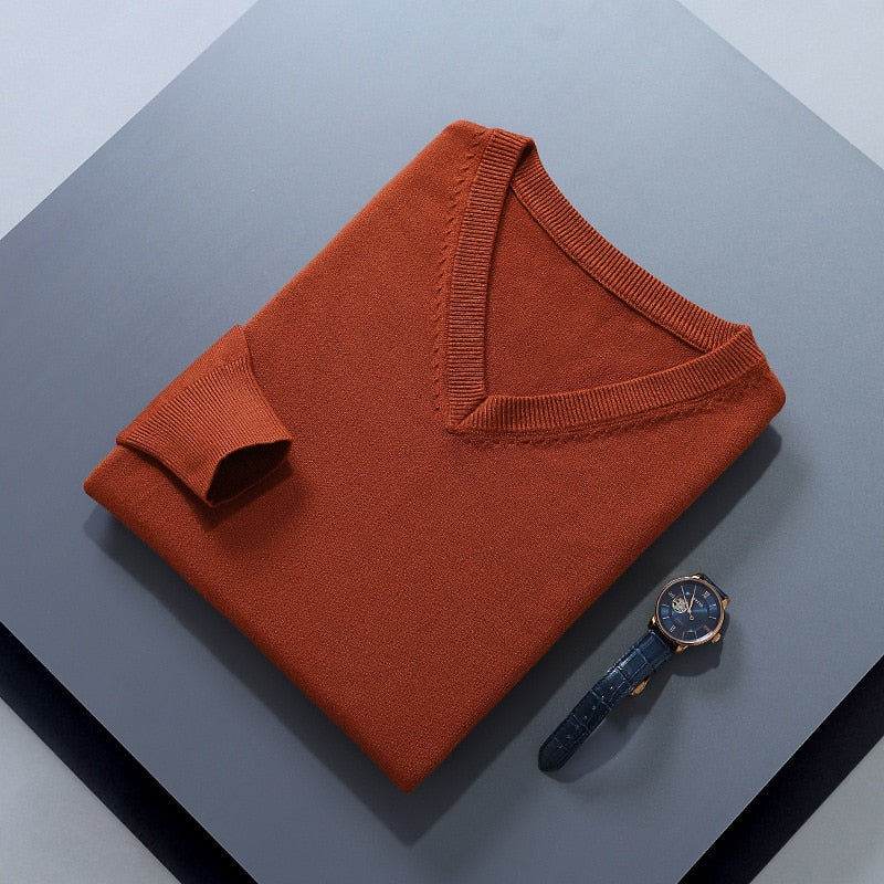 V-Neck Sweater, Men's Refined Fit