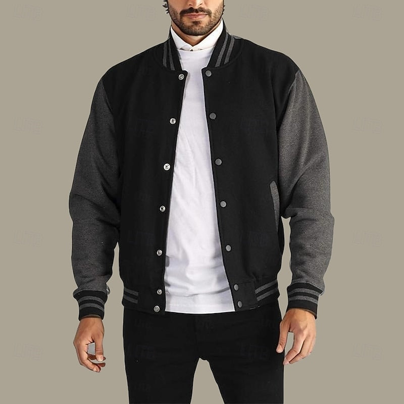 Varsity Jacket for Men, Classic Style