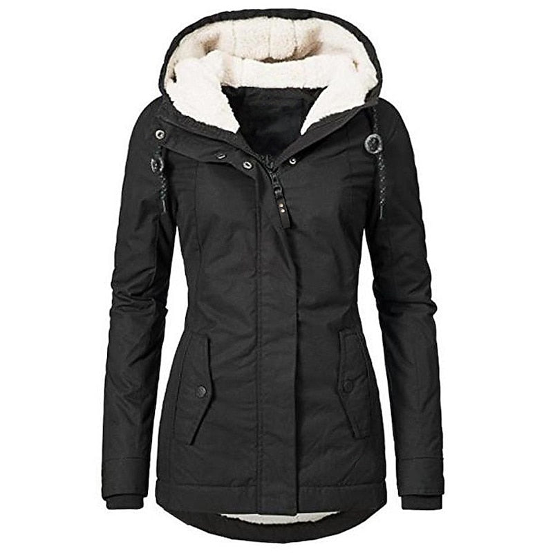 Hooded Winter Parka, Women's Cozy Fit