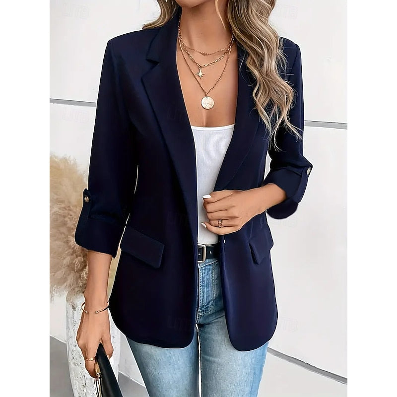 Open-Front Blazer, Women's Tailored Fit
