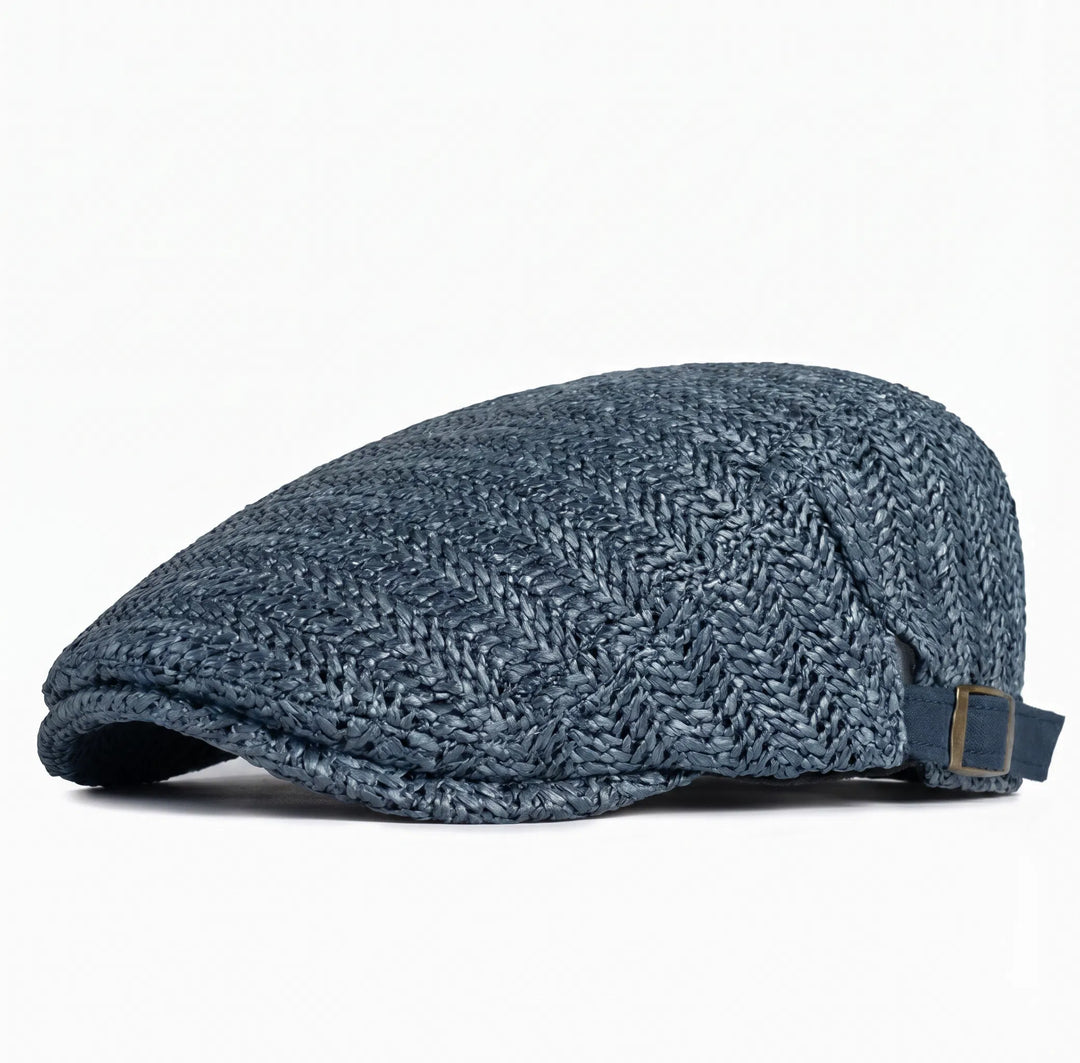 Woven Summer Flat Cap for Men