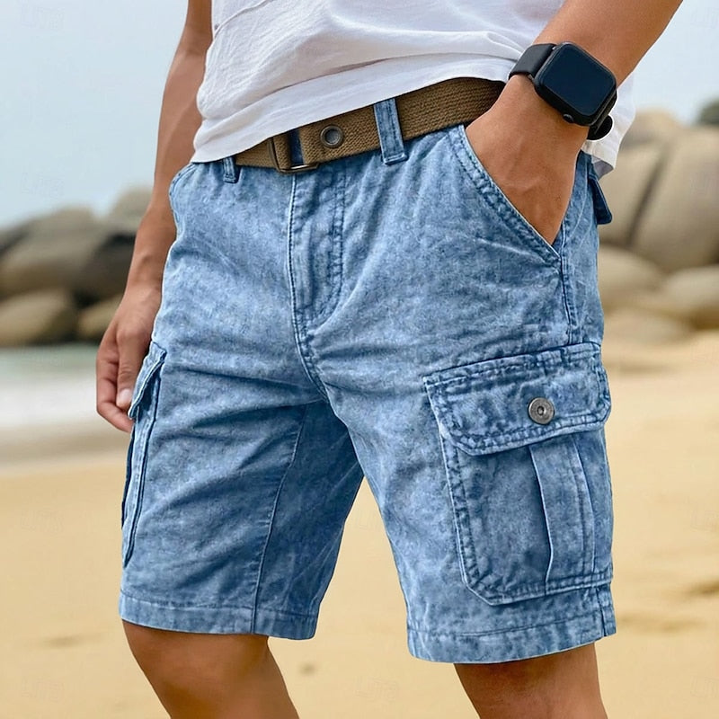 Rugged Cargo Shorts for Men, Plus Size