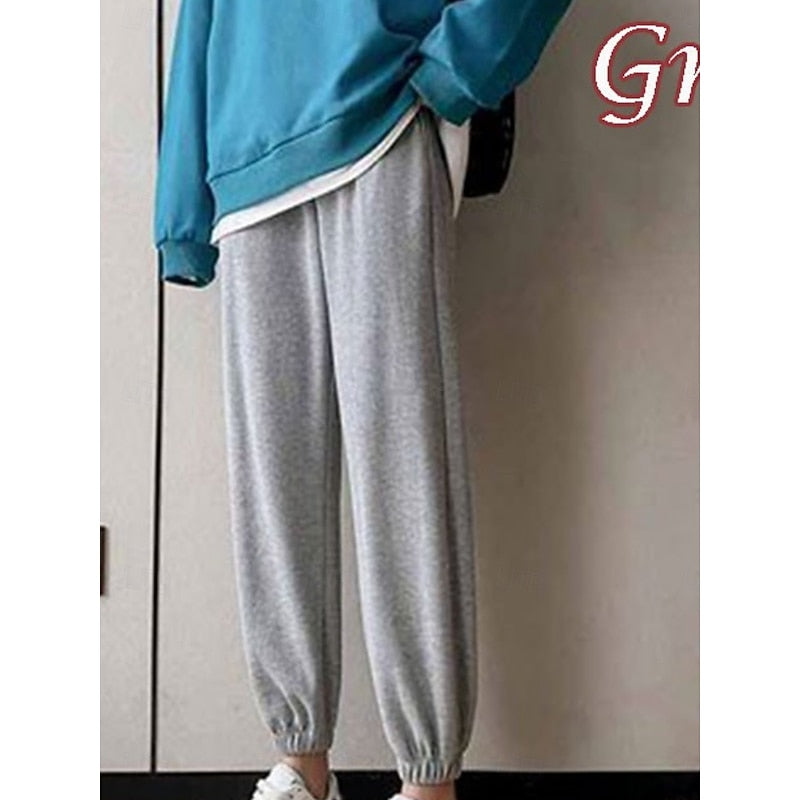 Cozy High-Waist Joggers for Women, Plus Size
