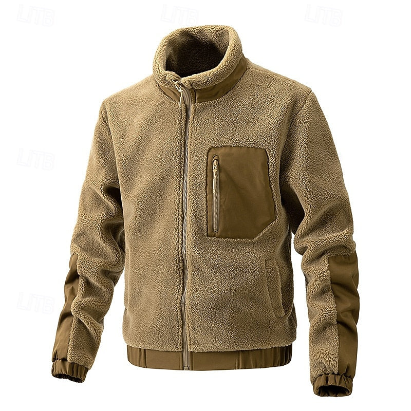 Cozy Full-Zip Fleece Jacket for Men
