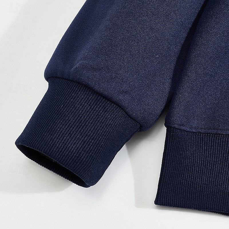 Quarter-Zip Colour Block Pullover for Men