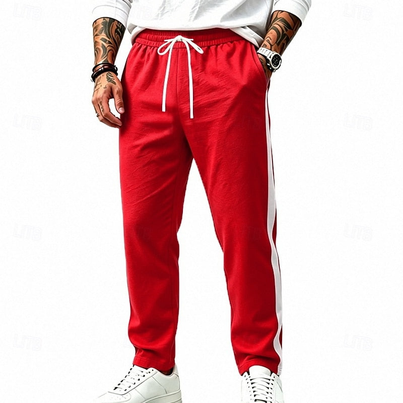 Men's Relaxed Side-Stripe Sweatpants