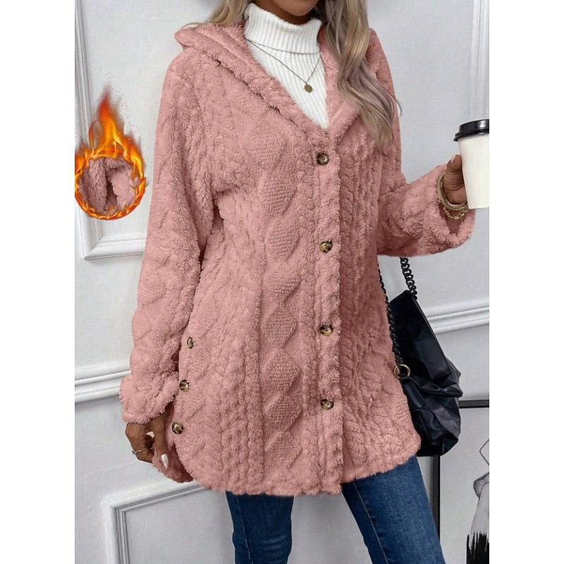 Hooded Jacket, Women's Cozy Fit