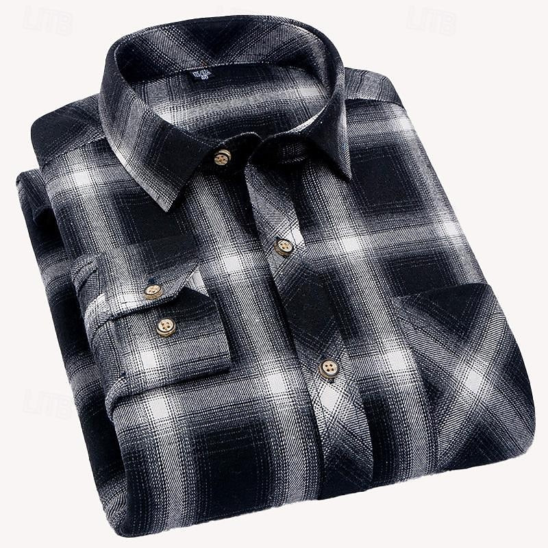 Checked Overshirt, Men's Classic Fit