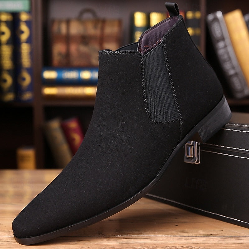 Ankle Chelsea Boots for Men, Classic Style